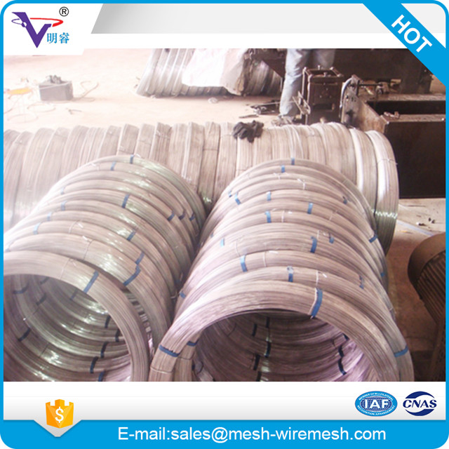 High tensile Hot dip Galvanized Oval wire for cattle fence